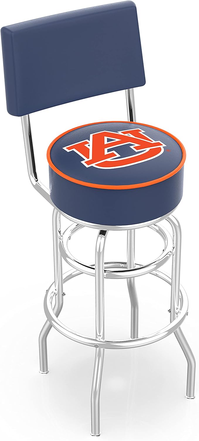 Auburn Tigers themed Bar Stool - Swivel Back