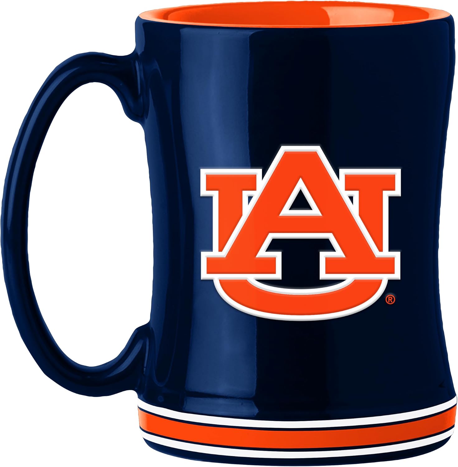 Auburn Tigers 14oz Ceramic Relief Coffee Mug