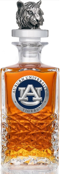Auburn University (Auburn Tigers) Heritage Decanter with 3D Stopper