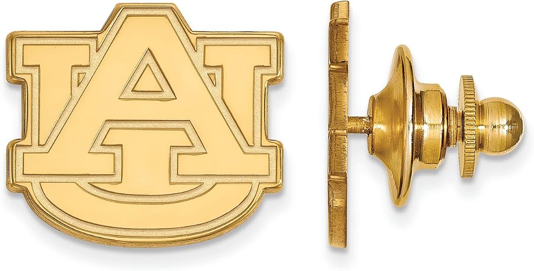 14k Yellow Gold Logoart Auburn University Lapel Pin