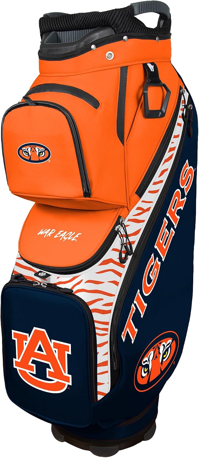 Clubhouse Cooler Cart Auburn Tiger Golf Bag NCAA