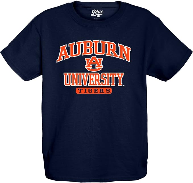 Blue 84 Auburn Tigers Child Kids Blue T-Shirt