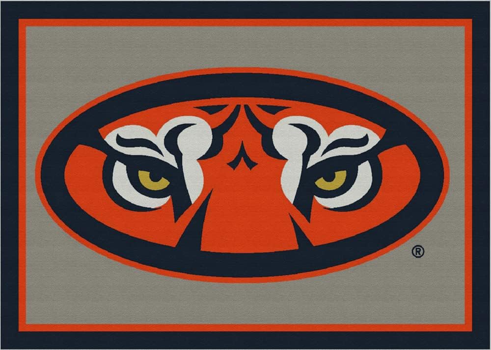 Auburn College Team Spirit Rug: 7'8"x10'9"