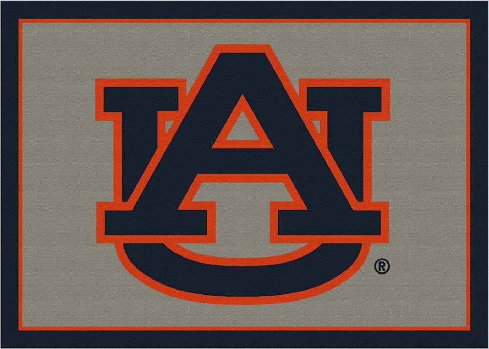Auburn College Team Spirit Rug: 7'8"x10'9"