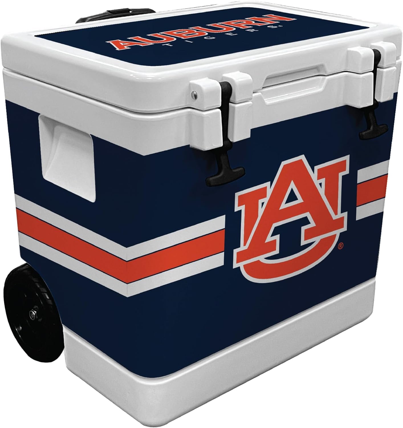 Officially Licensed Auburn Tigers Rolling 37-Quart Rotomolded Wheeled Cooler
