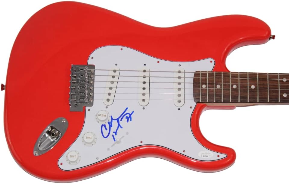 CHARLES BARKLEY SIGNED AUTOGRAPH FULL SIZE RED FENDER STRATOCASTER