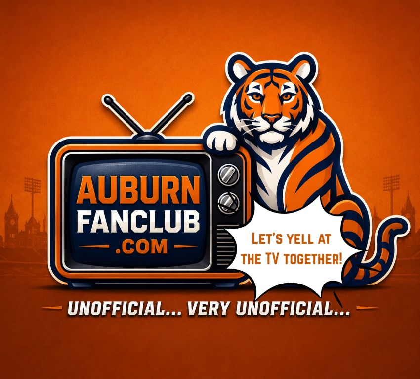 Auburn Tiger with TV