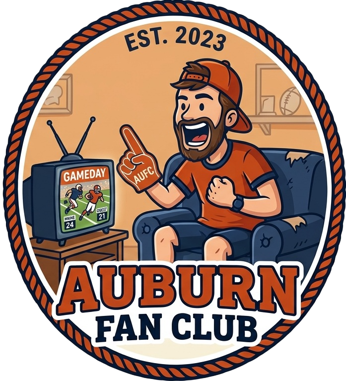 Auburn fan yelling at TV